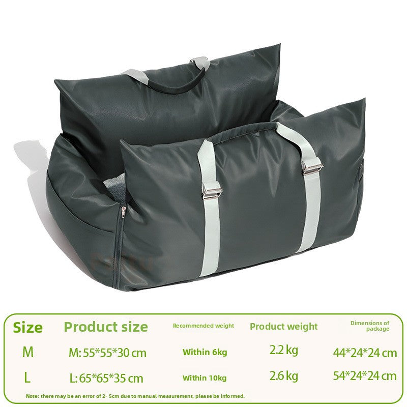 Removable Washable Pet Car Bed
