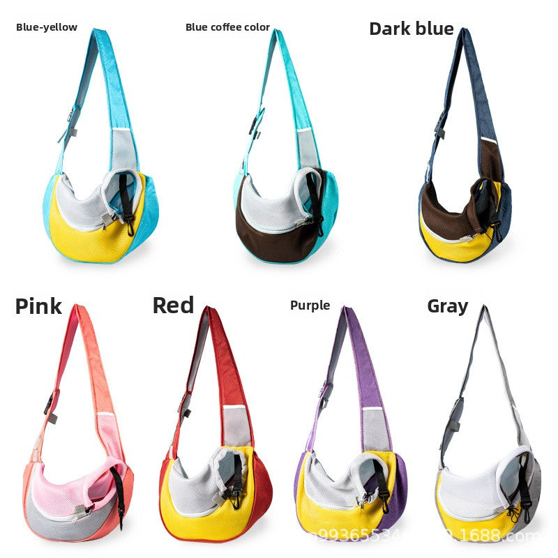 Pet Mesh Carrier Bag with Adjustable Strap