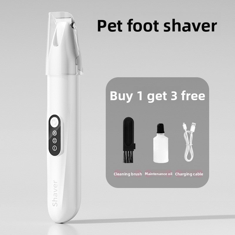Rechargeable Pet Grooming Trimmer with Wide Blade