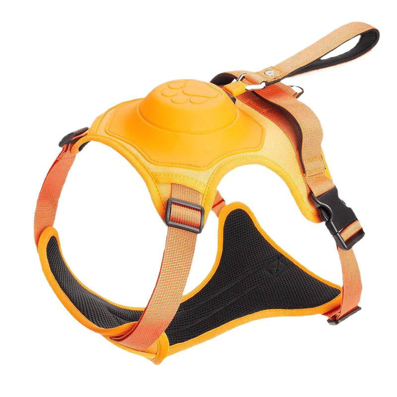 Retractable Dog Leash Vest Harness for Medium Large Pets