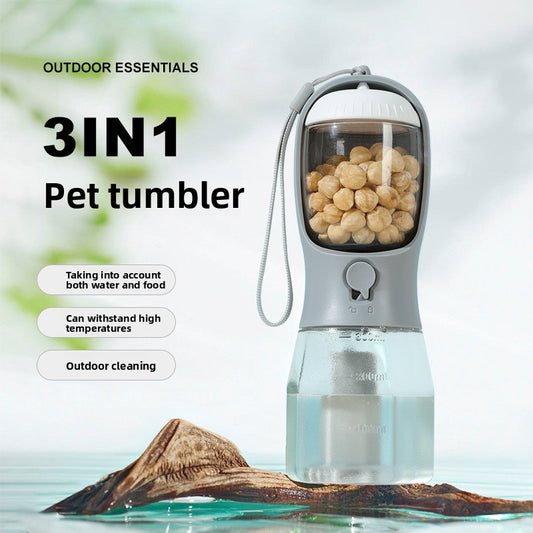Portable Pet Water and Food Bottle