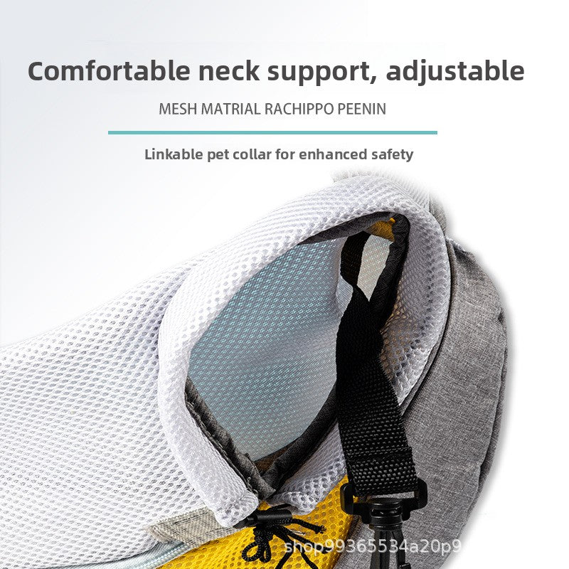 Pet Mesh Carrier Bag with Adjustable Strap