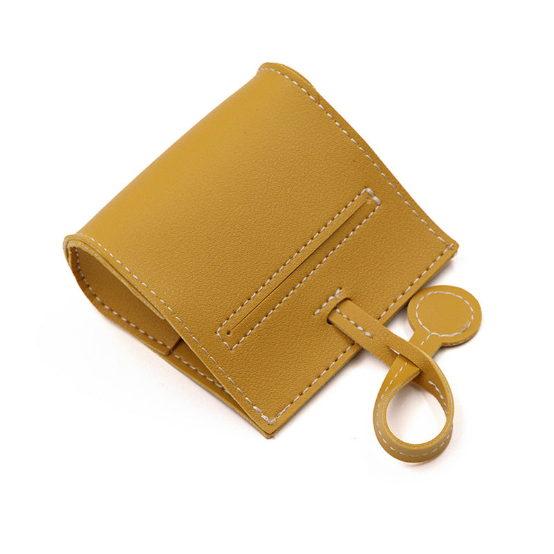 Waterproof Leather Dog Poop Dispenser Storage Bag