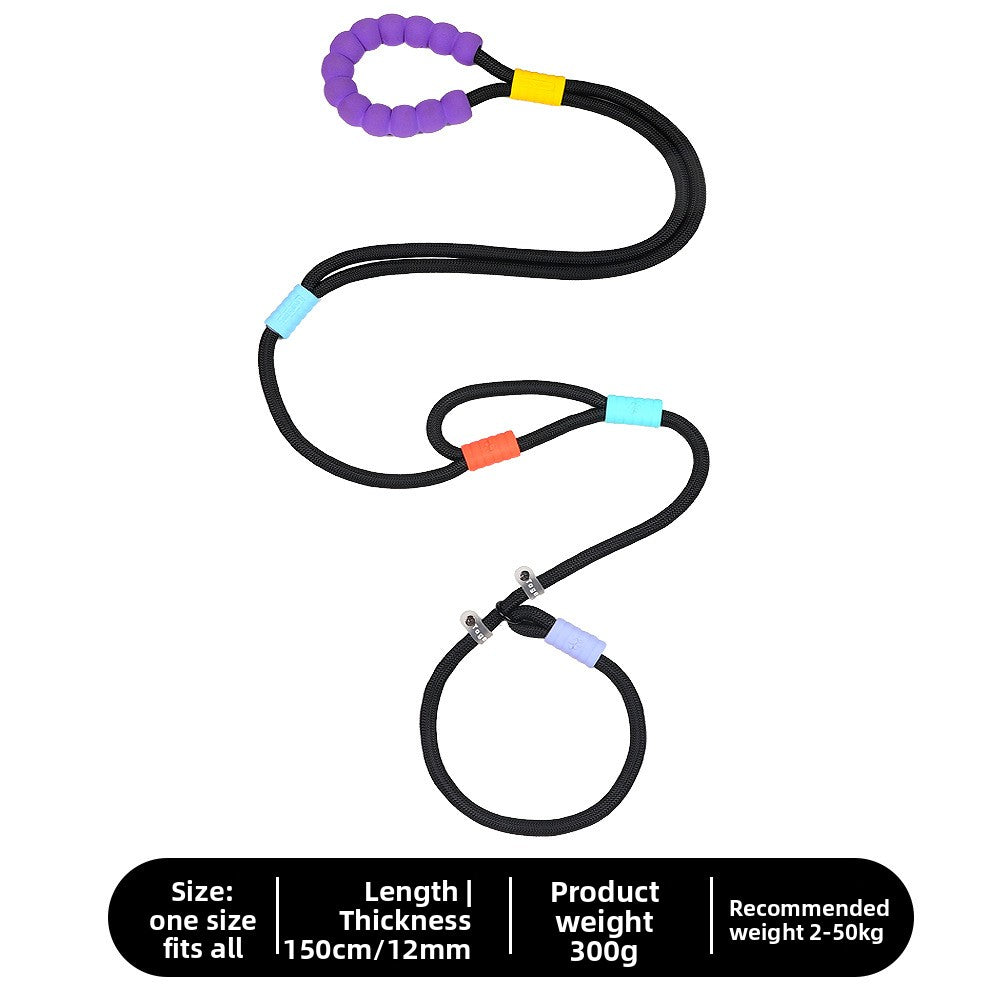 Dopamine Color Pet Leash and Collar Set