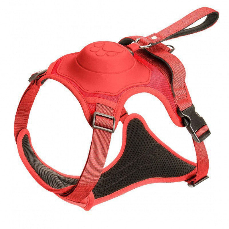 Retractable Dog Leash Vest Harness for Medium Large Pets