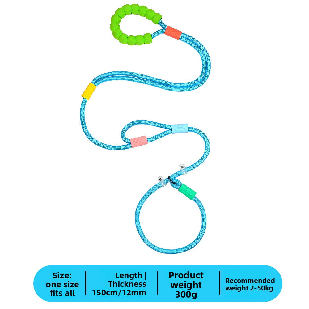 Dopamine Color Pet Leash and Collar Set