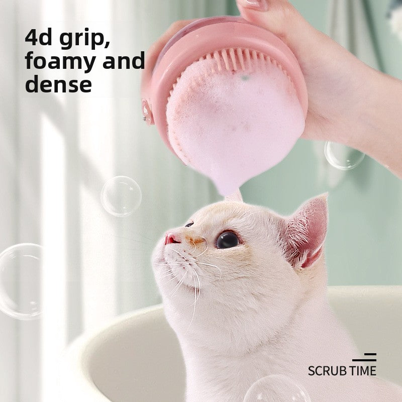 Silicone Pet Bath Massage Brush