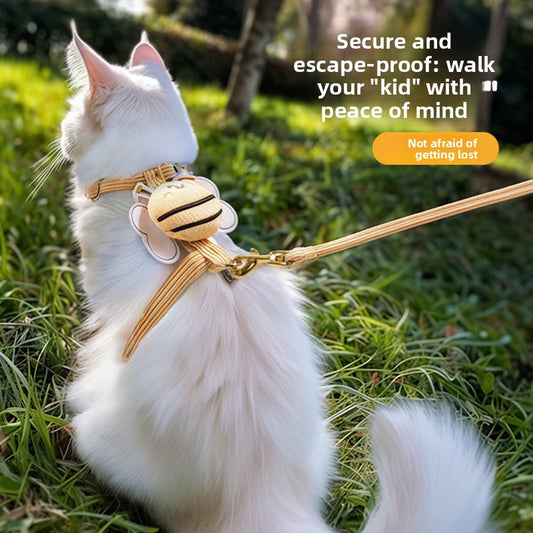 Adjustable Cat Harness and Leash Set