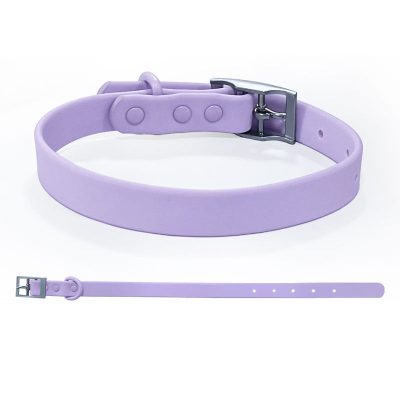 Custom Silicone Pet Leash with Name Tag