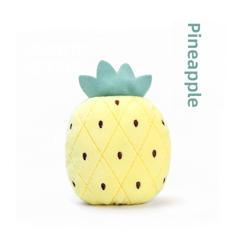 Fruit Shape Plush Pet Toys