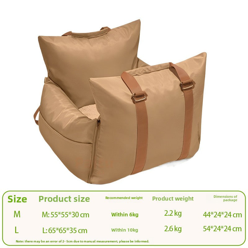 Removable Washable Pet Car Bed