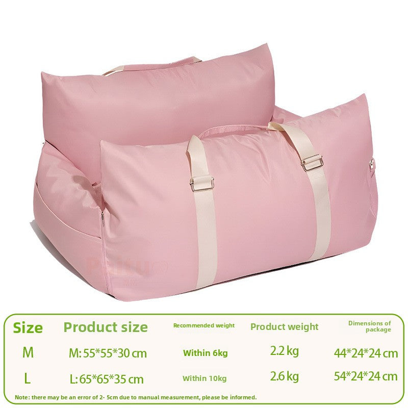 Removable Washable Pet Car Bed