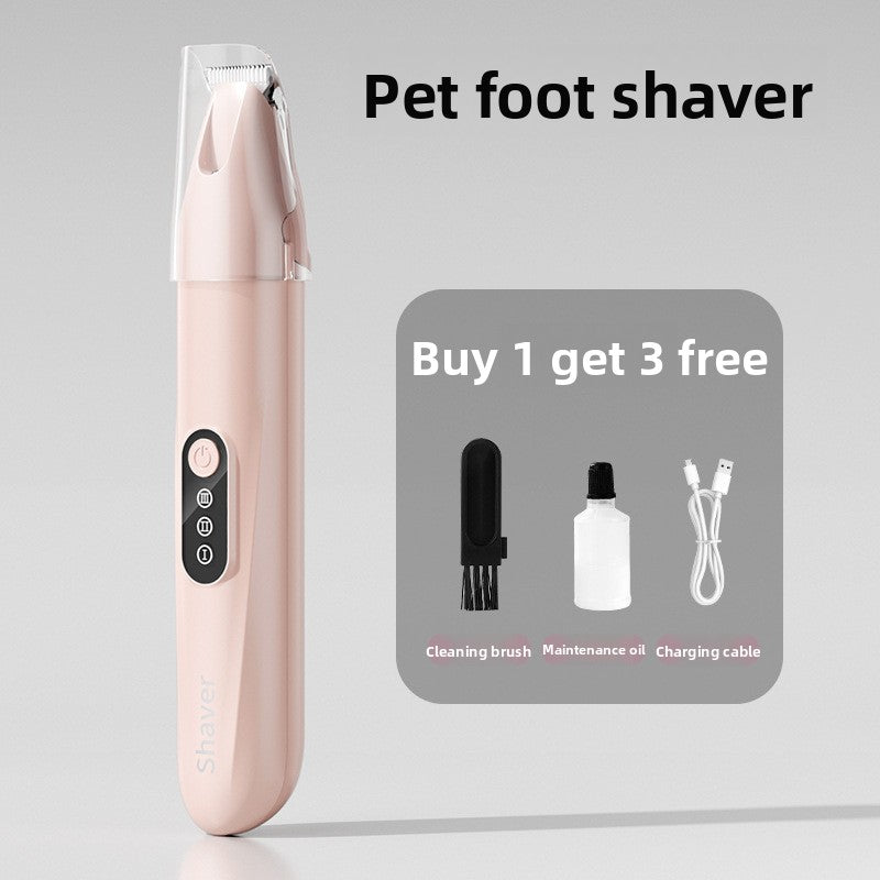 Rechargeable Pet Grooming Trimmer with Wide Blade
