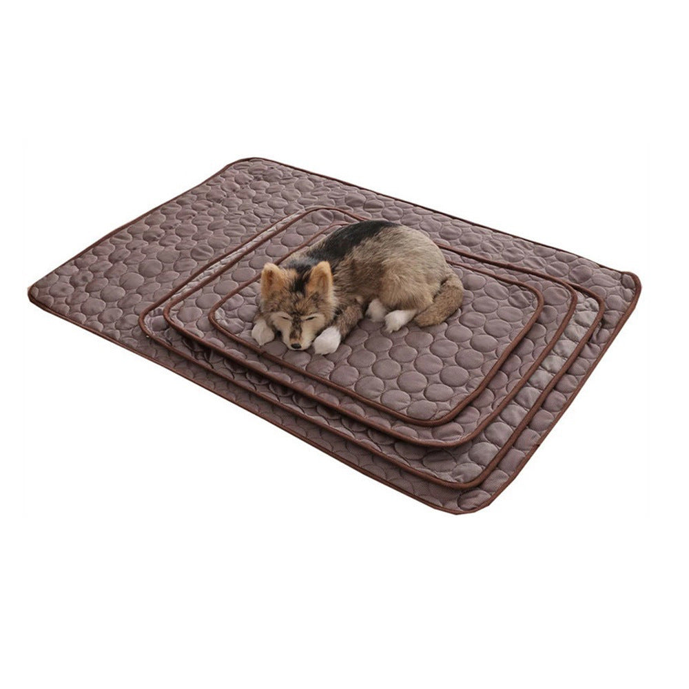 Cooling Ice Silk Pet Mat for Cats and Dogs