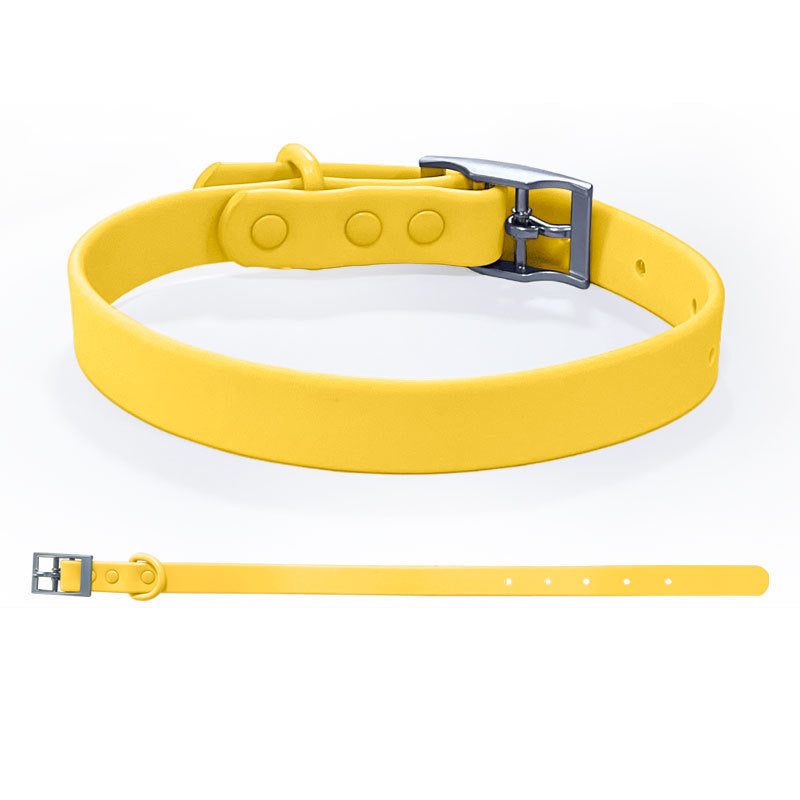Custom Silicone Pet Leash with Name Tag