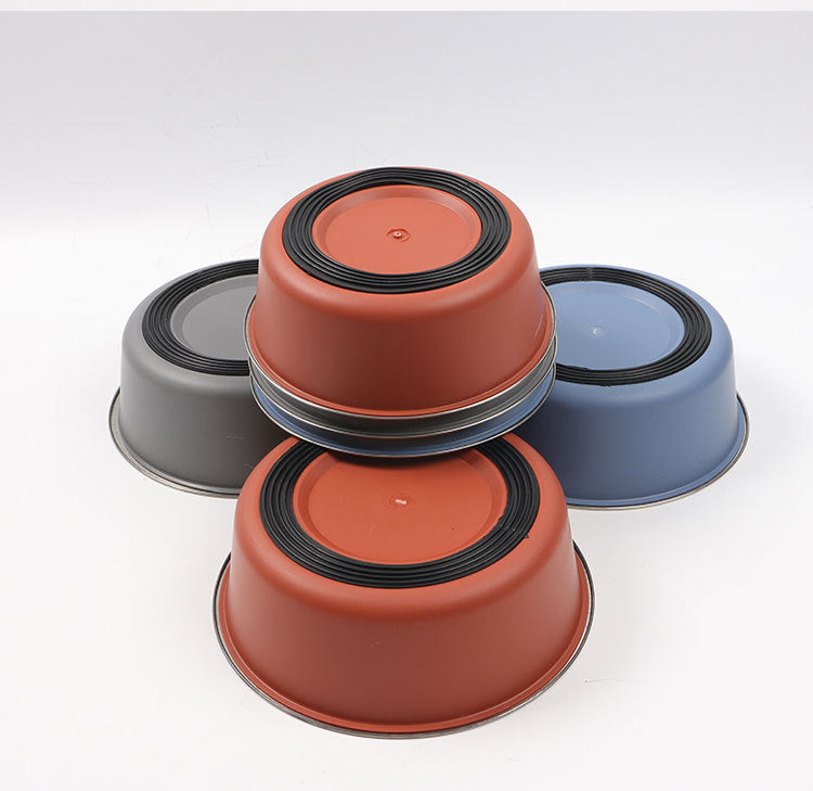 Double Layer Stainless Steel Pet Bowl