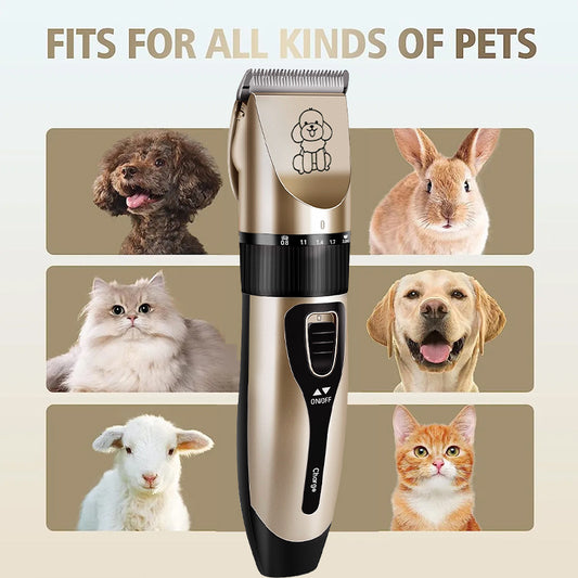 Pet Electric Hair Clipper Ceramic Blade Grooming Tool