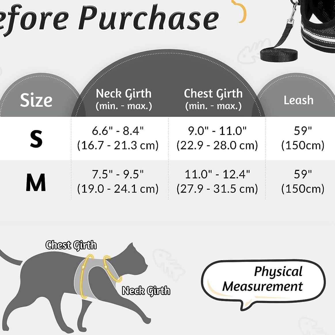 Adjustable Reflective Pet Harness with Leash