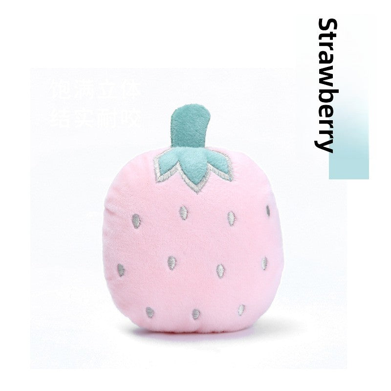 Fruit Shape Plush Pet Toys
