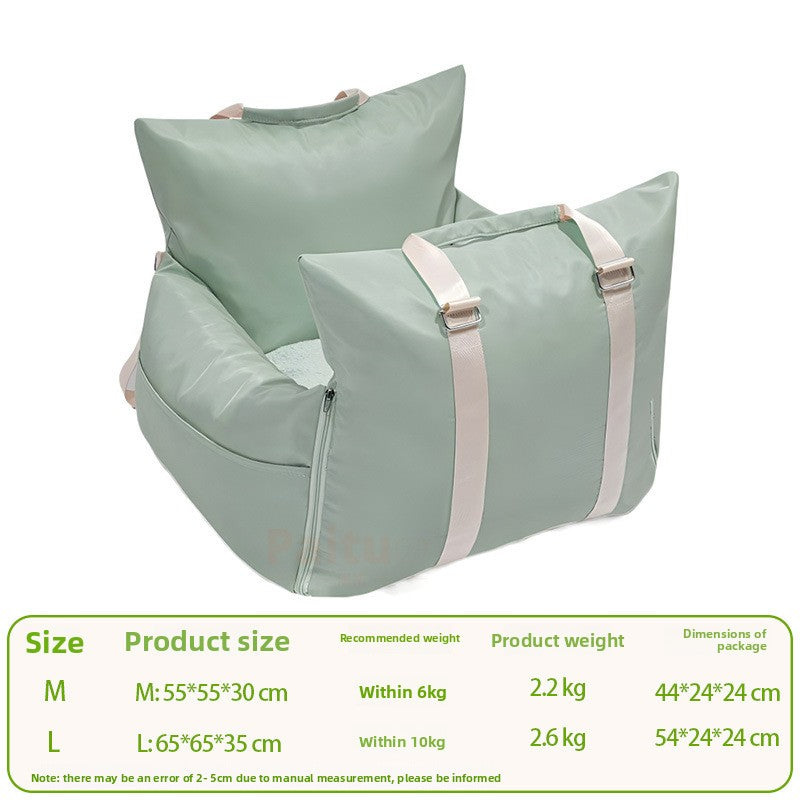 Removable Washable Pet Car Bed