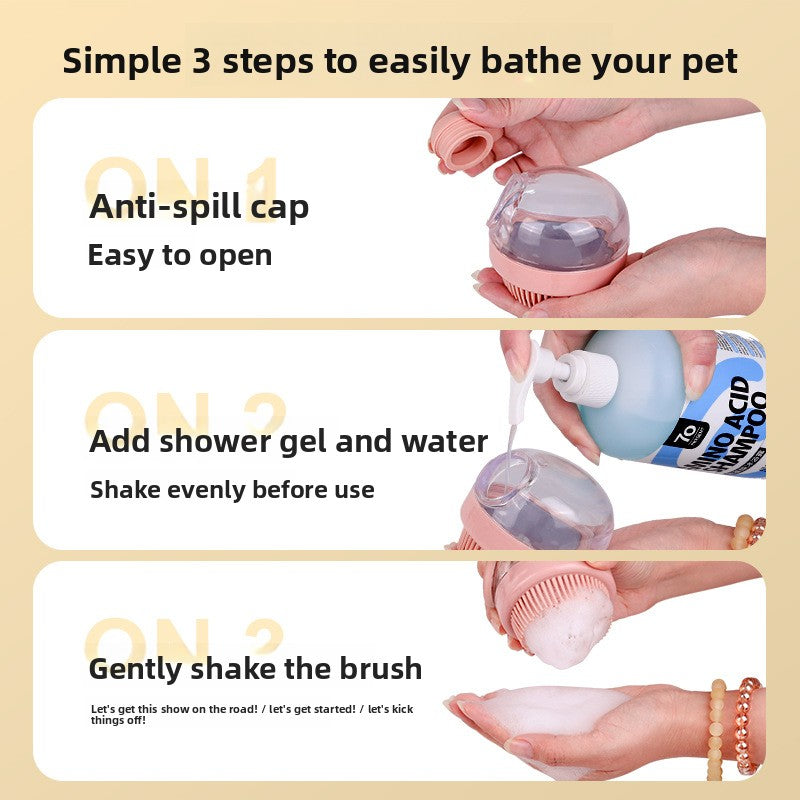 Silicone Pet Bath Massage Brush