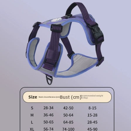 Large Dog Harness Anti-Pull Vest Breathable Pet Supplies