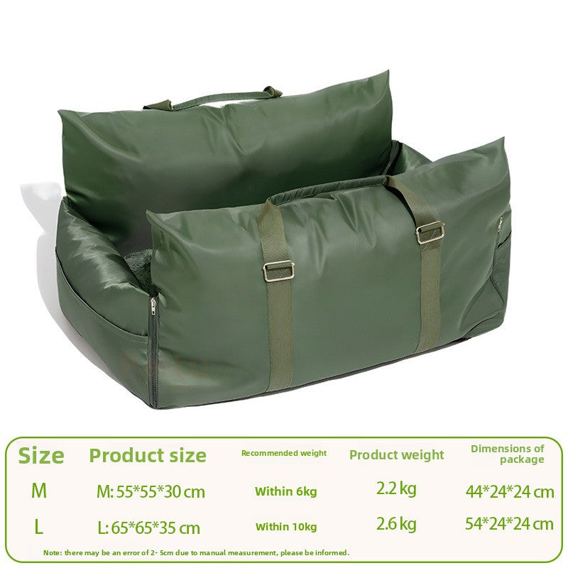 Removable Washable Pet Car Bed