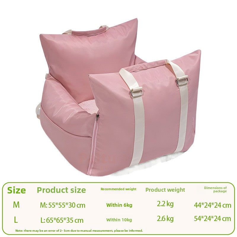 Removable Washable Pet Car Bed
