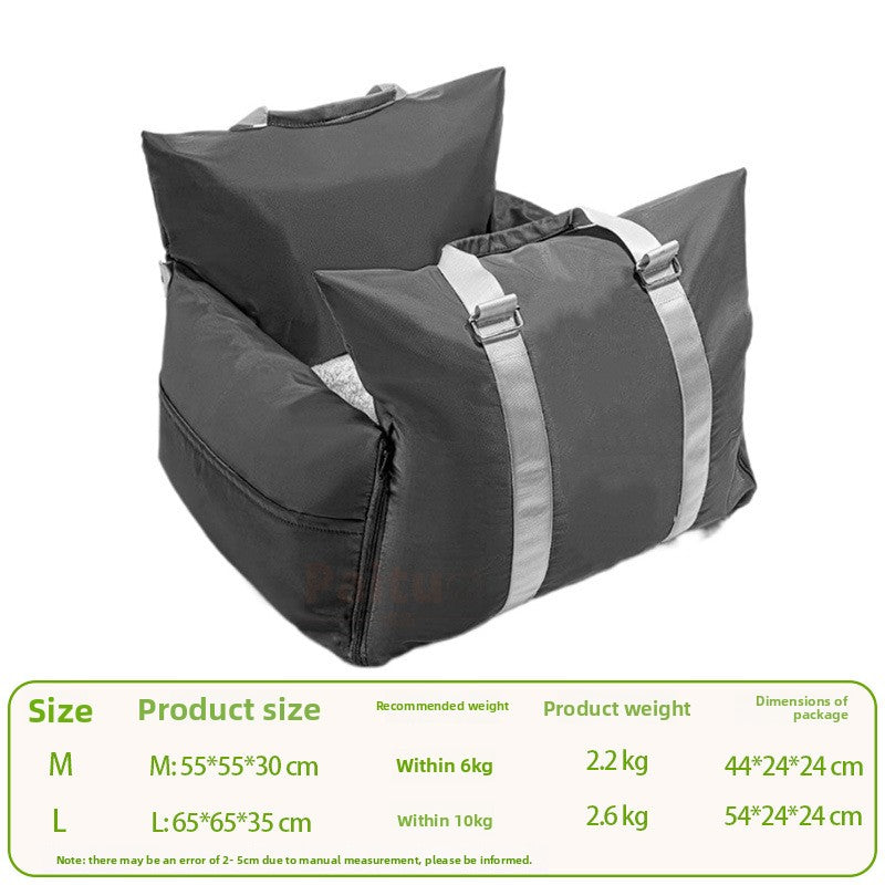 Removable Washable Pet Car Bed