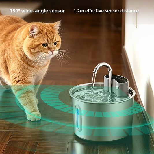Stainless Steel Pet Water Dispenser with Infrared Sensor