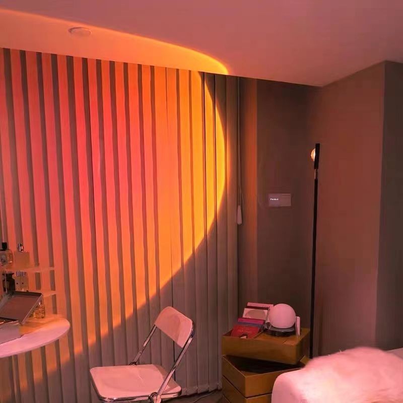 Artistic Sunset Floor Lamp for Living Room