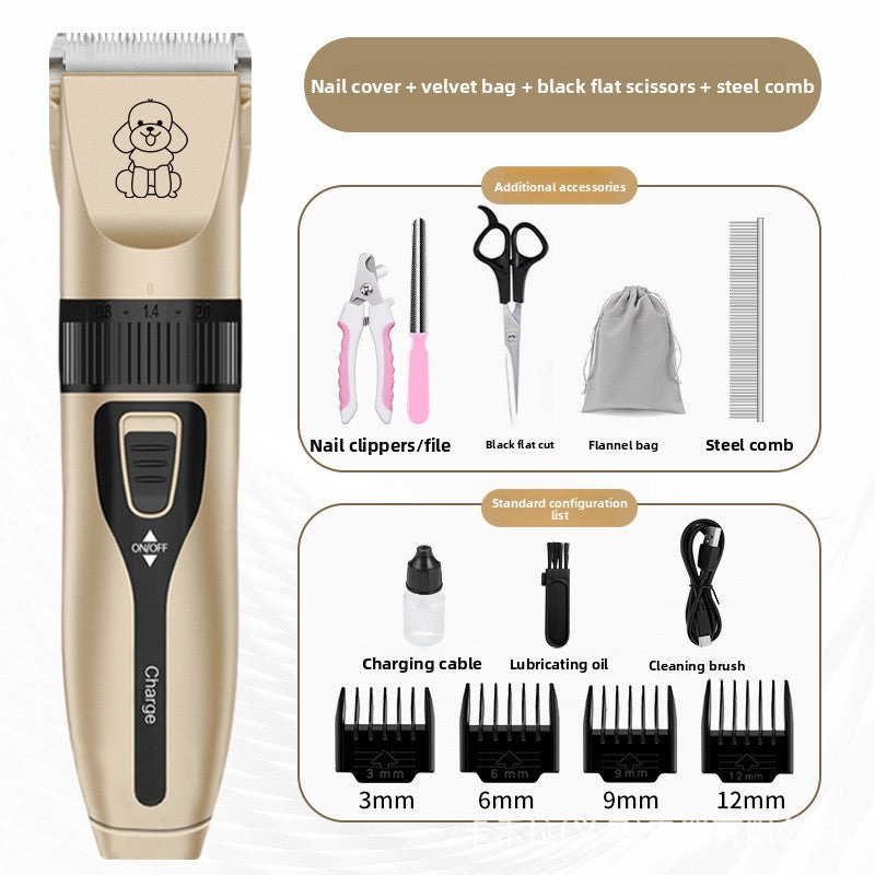 Pet Electric Hair Clipper Ceramic Blade Grooming Tool