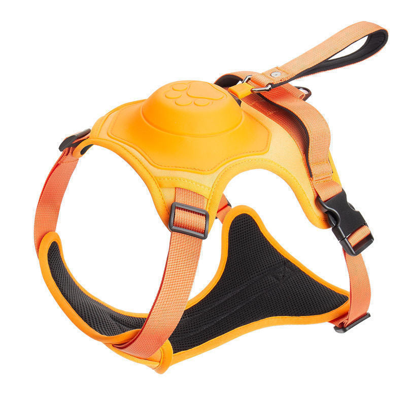 Retractable Dog Leash Vest Harness for Medium Large Pets