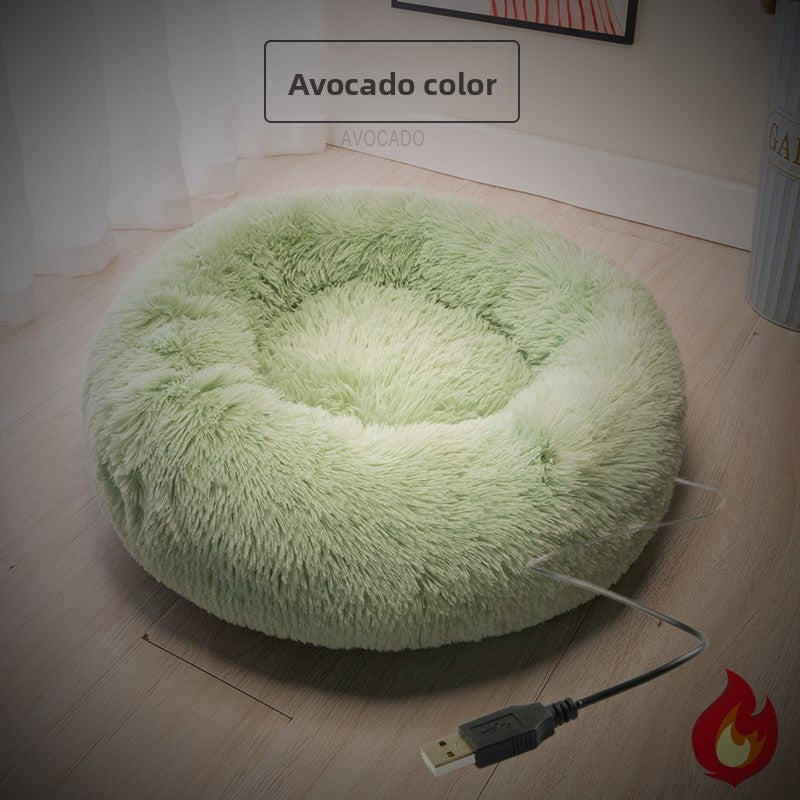 USB Heated Pet Bed Cat Dog Warming Nest