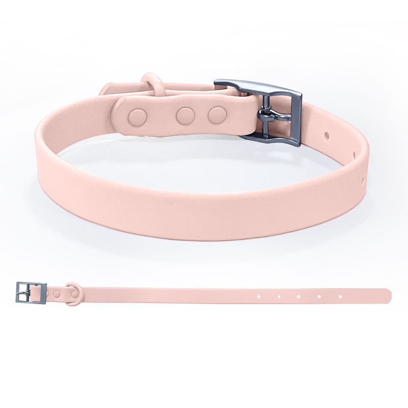 Custom Silicone Pet Leash with Name Tag