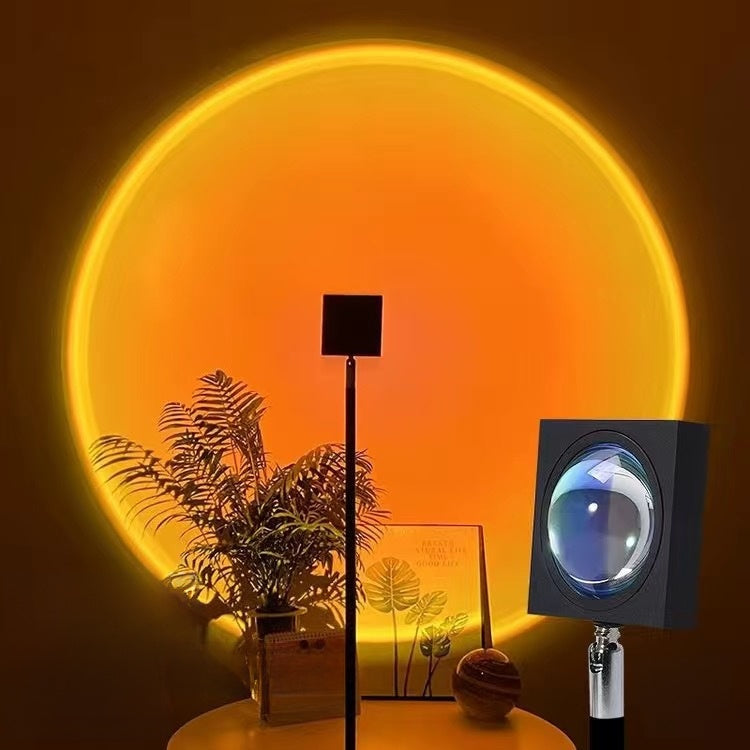 Artistic Sunset Floor Lamp for Living Room