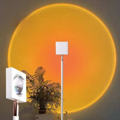 Artistic Sunset Floor Lamp for Living Room