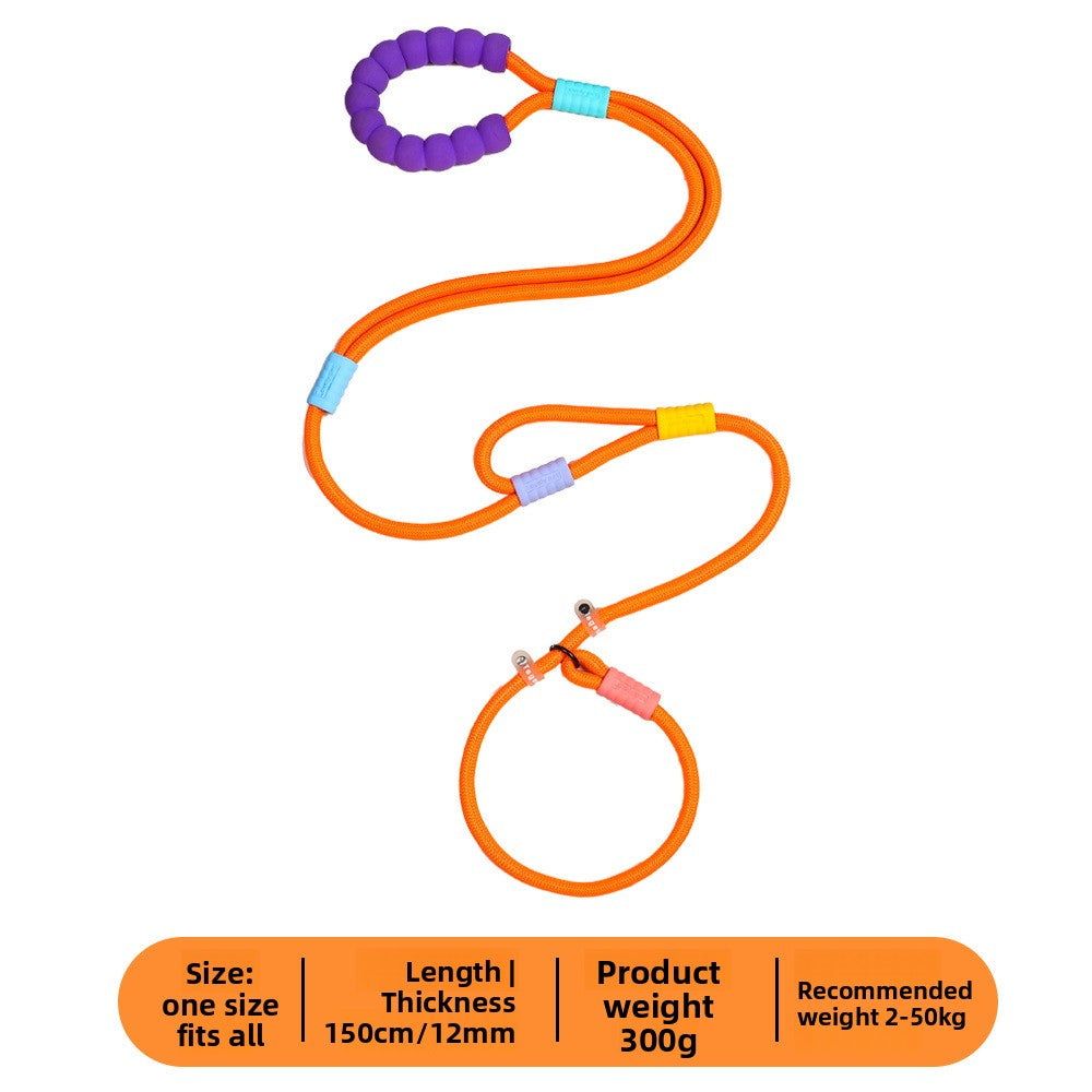 Dopamine Color Pet Leash and Collar Set