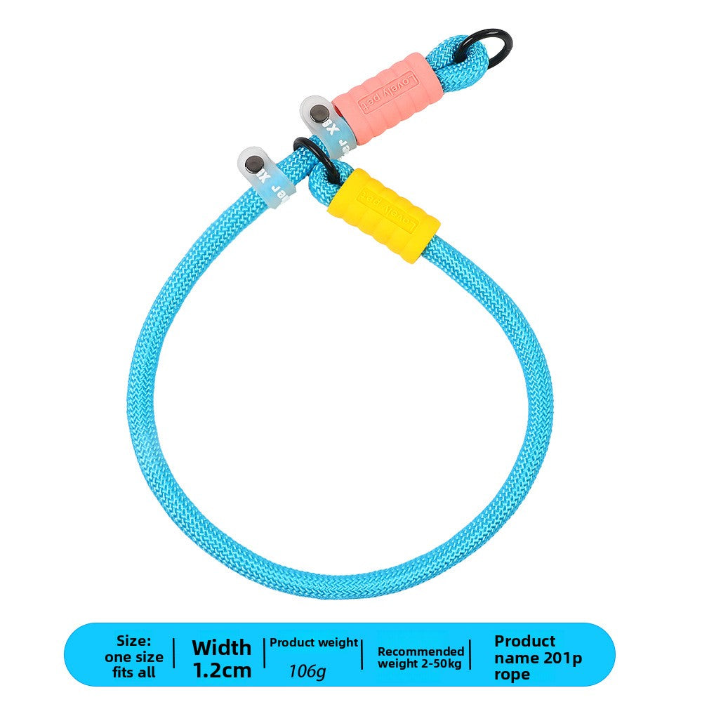 Dopamine Color Pet Leash and Collar Set