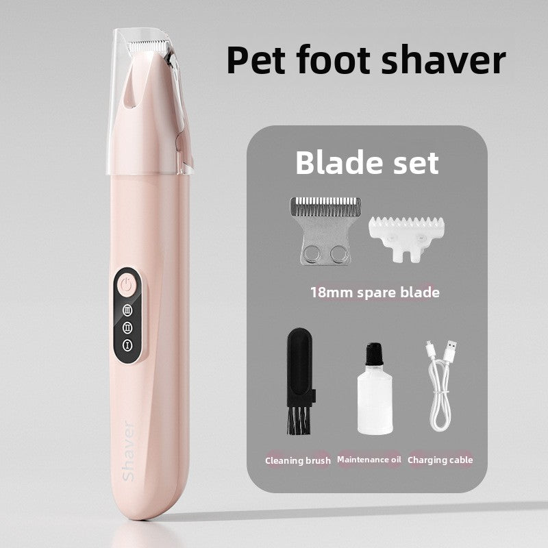 Rechargeable Pet Grooming Trimmer with Wide Blade