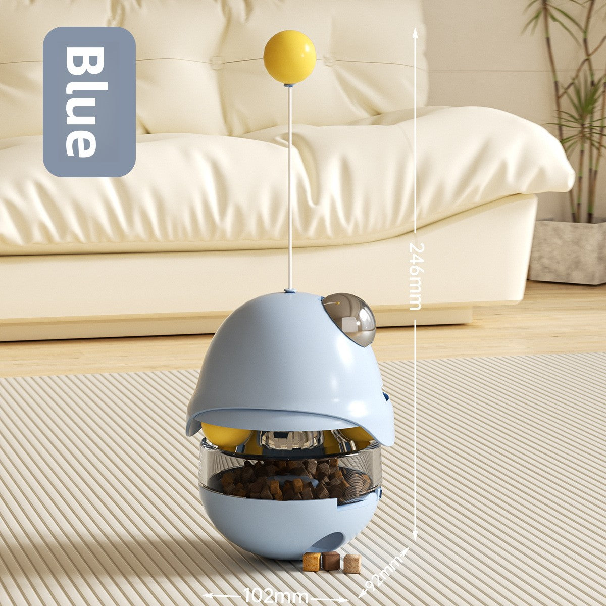 Interactive Cat Turntable Toy with Balls