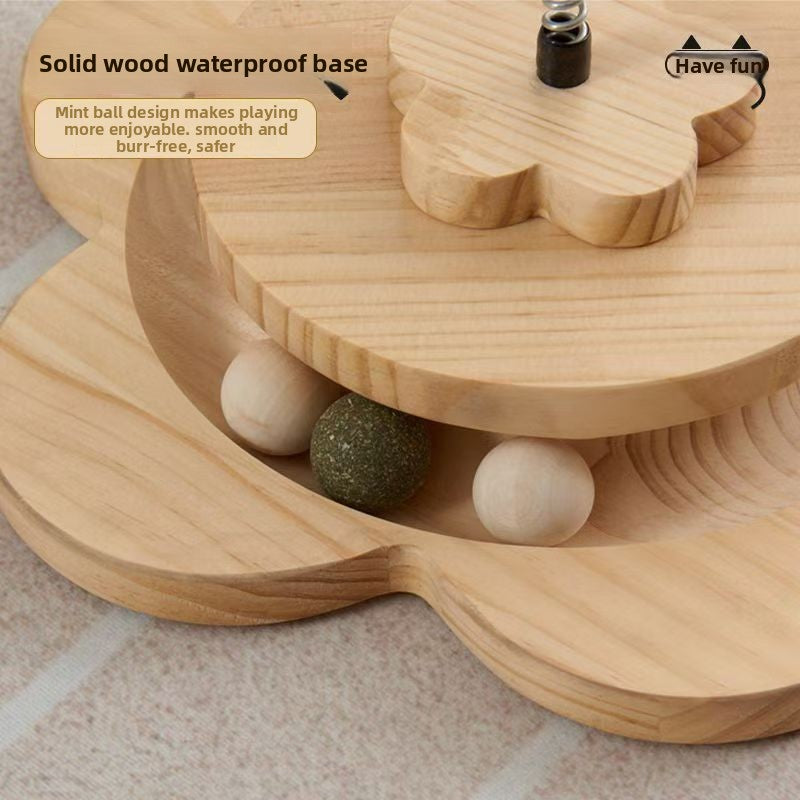 Cat toy scratching post