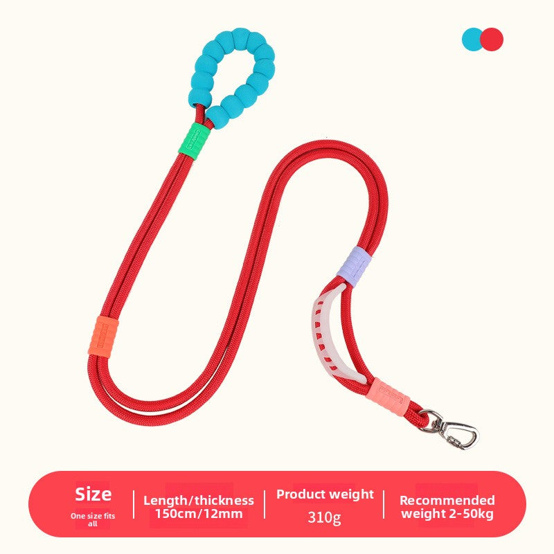 Dopamine Color Pet Leash and Collar Set