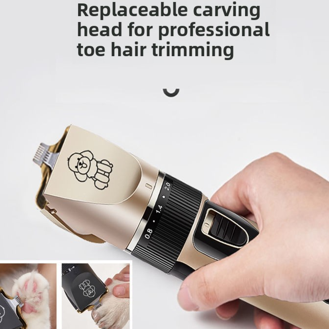 Pet Electric Hair Clipper Ceramic Blade Grooming Tool