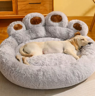 Cozy Flannel Pet Bed for Cats and Dogs