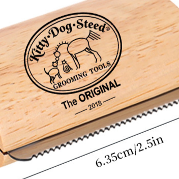 Wooden Pet Grooming Comb for Cats and Dogs