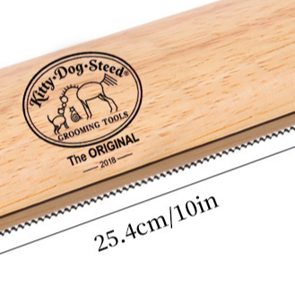 Wooden Pet Grooming Comb for Cats and Dogs