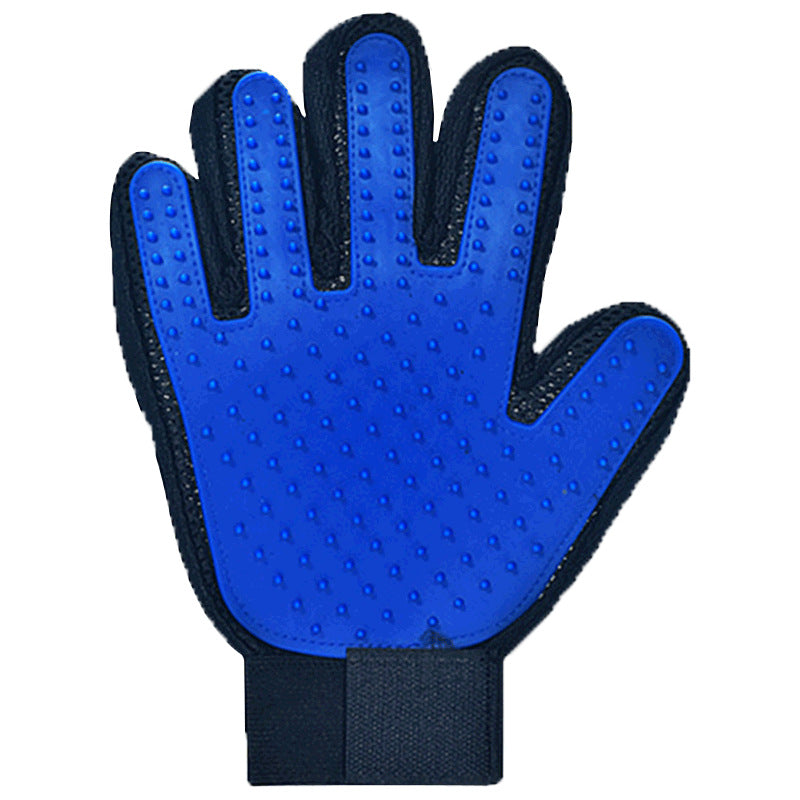 Rubber Pet Grooming Gloves for Cats and Dogs